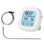 2 PCS Hogar Digital Meating Cooking Touch Tour Timer Timer Termomómetro de parrilla