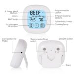 2 PCS Hogar Digital Meating Cooking Touch Tour Timer Timer Termomómetro de parrilla - Imagen 2