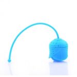 Rosa de silicona de Infuser del té de las hojas intercambiables colador de té de hierbas de la especia infusor de té Filtro Herramientas, entrega al azar del color - Imagen 4