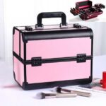 Caja de maquillaje profesional Caja de herramientas de manicura de salón de belleza, Noble Powder