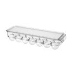 Compartimento de la caja de almacenamiento del refrigerador de la cocina con la caja de almacenamiento del huevo de la tapa, 12 Grid, 14 Grid, 21 Grid