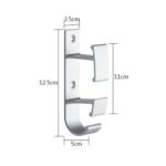 Gancho creativo de 5 piezas para lavabo de pared de baño, Matte (Double-sided Tape), Bright Light (Double-sided Tape), Black Sand (Double-sided Tape), Golden Sand (Double-sided Tape) - Imagen 3