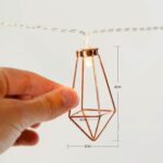 1.5m 10 LED Retro Hierro Metal Diamante Decoración del hogar LED Cadena de luz de hadas - Imagen 4
