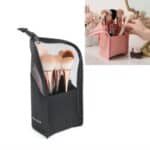 Bolsa de almacenamiento de cosméticos portátil Bolsa de artículos de tocador de viaje, Black