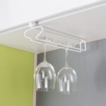 Soporte para copa de vino de hierro forjado, copa al revés, soporte para taza colgante creativo, 3 uds., 3 PCS