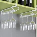 Soporte para copa de vino de hierro forjado, copa al revés, soporte para taza colgante creativo, 3 uds., 3 PCS - Imagen 4