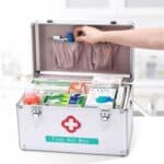 Botiquín de aluminio de emergencia para empresas domésticas de cajas de medicamentos de aleación de aluminio, 12 inch Mdeium - Imagen 3