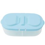Caja plástica de la comida de las frutas frescas del cajón de las frutas y verduras de la cubierta de la célula doble del almacenamiento de los bocados, Plastic Food Box