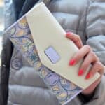 Monedero largo de la cartera de la historieta del bolso del bolso de embrague de cuero de las señoras de la moda - Imagen 5