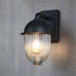 Lámpara de pared para exteriores, bola de cristal resistente al agua y a prueba de óxido, para patio, pared Exterior, balcón, pasillo, Small Size - Imagen 5