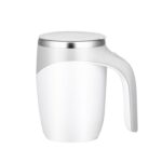 Taza agitadora eléctrica Taza agitadora de café para batidos, Electric (White)