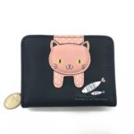 Monedero lindo de la cartera de la muchacha de la cremallera de la cartera del gato lindo de las mujeres - Imagen 2