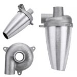Colector de polvo industrial ciclón de turbo-carga de aluminio industrial