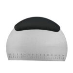 Cortador de fideos de acero inoxidable, raspador de harina de arroz, cuchillo para cortar masa, 4 Uds., 4 PCS  Noodle Cutter (Black) - Imagen 2