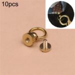 10 piezas de accesorios de equipaje con asa de anillo de cinturón de cobre puro