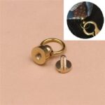 10 piezas de accesorios de equipaje con asa de anillo de cinturón de cobre puro - Imagen 2
