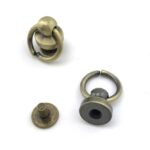10 piezas de accesorios de equipaje con asa de anillo de cinturón de cobre puro - Imagen 3
