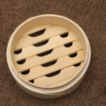 Xiaolongbao Vaporera de bambú para el hogar, cajón de Jaula para Bola de Masa hervida al Vapor, Rejilla para cocinar al Vapor de bambú Profunda de Varias Capas, 10cm Cage
