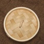 Xiaolongbao Vaporera de bambú para el hogar, cajón de Jaula para Bola de Masa hervida al Vapor, Rejilla para cocinar al Vapor de bambú Profunda de Varias Capas, 13cm Cover