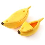 Perrera creativa con forma de plátano, arena para gatos, nido cálido para mascotas en invierno, XL - Imagen 2