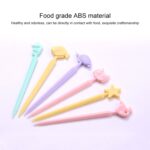 Muestra animal creativa de la bifurcación de la torta de la fruta de la historieta, entrega al azar del color - Imagen 5