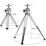 Mini Telescópico portátil Telescópico Trípode DSLR Tabla de cámara Soporte de trípode para Gopro Hero9 Negro / Hero8 Negro / 7/6/5/5 Sesión / 4 Sesión / 4/3 + / 3/2/1, DJI Osmo Acción, Xiaoyi y otra acción Cámaras - Imagen 3