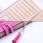 Cartera tipo paraguas para mujer Cartera larga con cremallera - Imagen 3