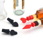 Tapón de vino de silicona de 12 piezas Serie Poker Tapón de vino, 12 PCS Red Square Shape - Imagen 4