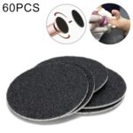 Disco de papel de lija de repuesto de 60 piezas para pulidor de pies eléctrico, 80 Mesh(Medium Sand)