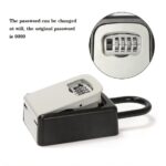 Safty Key Lock Box Combinación Portátil Aleación de aluminio Llave Caja de seguridad Titular de la llave de seguridad Caja segura - Imagen 4