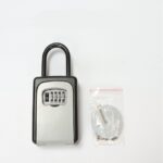 Safty Key Lock Box Combinación Portátil Aleación de aluminio Llave Caja de seguridad Titular de la llave de seguridad Caja segura - Imagen 5