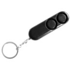2 PCS 120dB Dispositivo antiviolación de autodefensa Altavoces duales Alarma fuerte Seguridad Llavero de seguridad personal, Entrega de colores aleatorios - Imagen 3