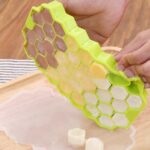 2 uds 37 rejillas cubitos de hielo panal máquina para hacer helados molde DIY moldes para paletas yogur caja de hielo nevera golosinas congelador - Imagen 4