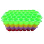 2 uds 37 rejillas cubitos de hielo panal máquina para hacer helados molde DIY moldes para paletas yogur caja de hielo nevera golosinas congelador - Imagen 5
