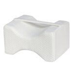 Almohada ortopédica de espuma con memoria para rodilla, almohada para dormir, ciática, espalda, cadera, alivio del dolor articular, contorno, muslo, pierna, cojín de soporte, White+bandage