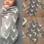 Saco de dormir para bebé recién nacido con diadema