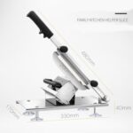 Máquina cortadora de verduras y carne ajustable de espesor Manual para el hogar de acero inoxidable de aleación, Meat Slicing Machine - Imagen 2