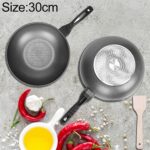Sartén antiadherente Maifanshi sin humo de aceite adecuada para cocina de inducción de cocina de Gas, 30cm, 32cm