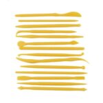 28 PCS Mini Fondant Styling Grabado Grupo Herramientas Pastel Grabado Pluma, 28 PCS Yellow
