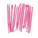 28 PCS Mini Fondant Styling Grabado Grupo Herramientas Pastel Grabado Pluma, 28 PCS Pink