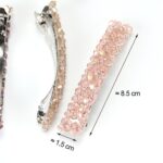 Accesorios para el cabello con pinza elástica para el pelo con diamantes de imitación de cristal a la moda para chicas - Imagen 3