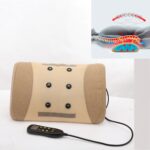 Masajeador de cintura de acupuntura de pulso de calefacción dispositivo de tracción automática de disco Lumbar doméstico multifuncional, US Plug