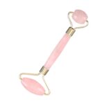 Rodillo de masaje de doble cabeza, cristal rosa Natural, piedra de Jade de cuarzo, herramienta de salud y belleza para el cuerpo Facial y anticelulitis - Imagen 4