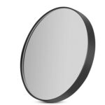 Espejo redondo pequeño de aumento con ventosa, espejo de maquillaje de 8,8 cm, espejo de maquillaje de aumento, Black Five Times - Imagen 2