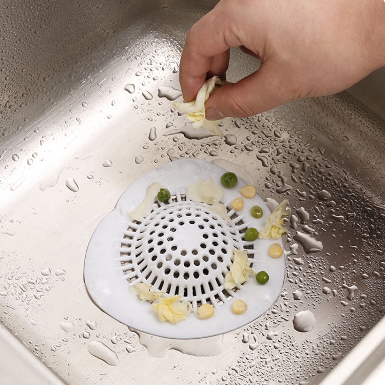 TBD0196139501A.jpg Colador de silicona para fregadero de cocina, recogedor de pelo para baño, Hair Catcher - Imagen 1