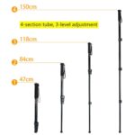 BEXIN Teléfono móvil portátil Cámara SLR Fotografía Monopod Soporte Selfie Mount Alpenstock Pole, P-264A - Imagen 5
