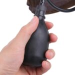 Dispositivo de tracción de cuello Cervical de aire inflable, masajeador de dolor de cabeza suave, espalda, hombros, dolor de cabeza, alivio del dolor de cabeza, soporte de relajación, Half Cashmere (Coffee) - Imagen 5