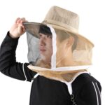 Gorra protectora transpirable Thicken Network para apicultura - Imagen 5