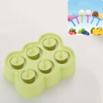 Mini molde creativo para paletas DIY, molde para helado de cubitos de hielo de silicona respetuoso con el medio ambiente, Rectangular, Triangle