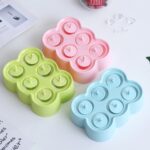 Mini molde creativo para paletas DIY, molde para helado de cubitos de hielo de silicona respetuoso con el medio ambiente, Rectangular, Triangle - Imagen 3